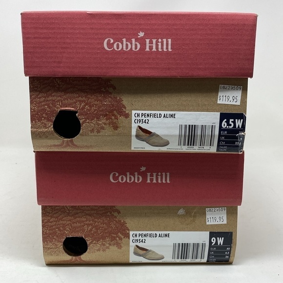 Cobb Hill WOMEN'S PENFIELD A-LINE SLIP-ON SHOE Taupe WIDE - Picture 9 of 9